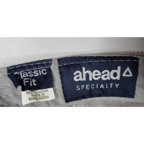 Jumby Bay Island Antigua West Indies Gray Corduroy Snap Back Embroidered Hat Cap - Picture 5 of 7